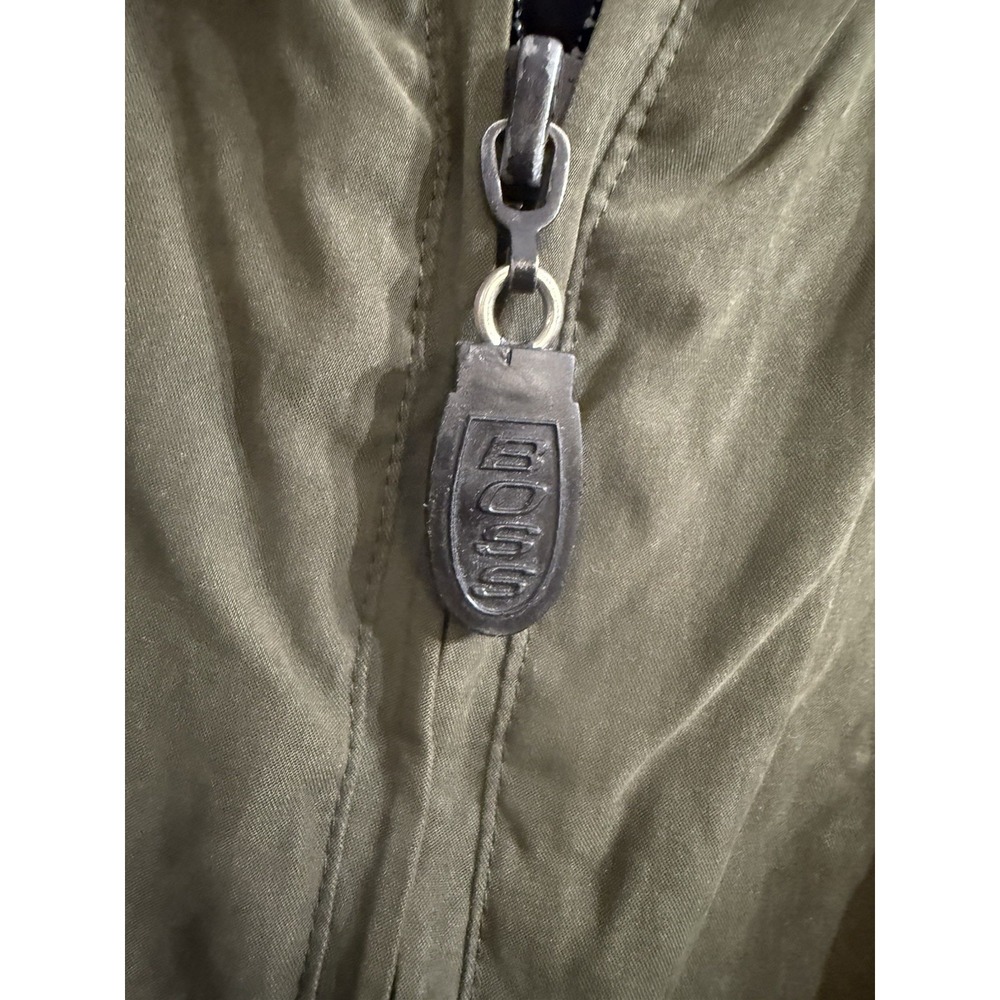 Vintage Boss By IG Designs XXL 90s Y2K Olive Green Puffer Oversized Jacket - Picture 5 of 11